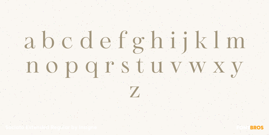 Sociato Extended Regular Font Poster #1