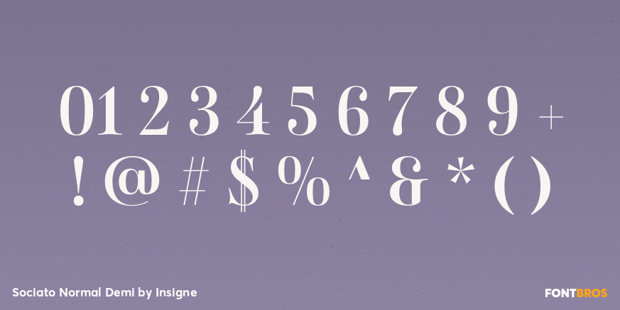 Sociato Normal Demi Font Poster #4