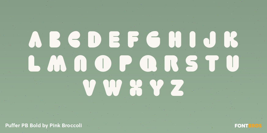 Puffer PB Bold Font Poster #2