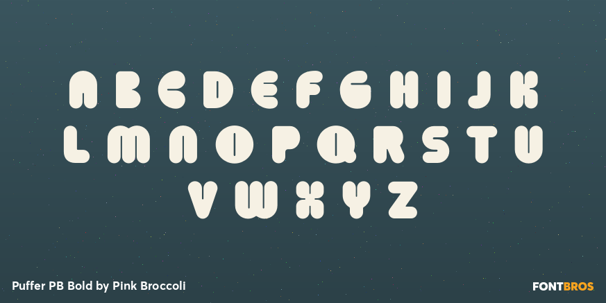 Puffer PB Bold Font Poster #3