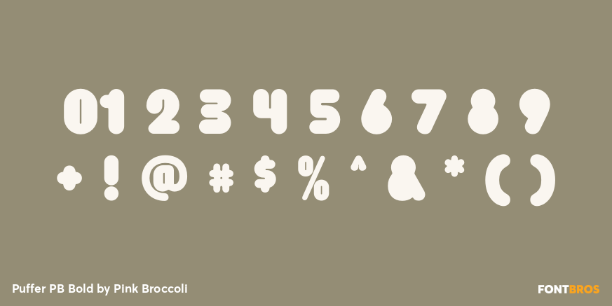 Puffer PB Bold Font Poster #4