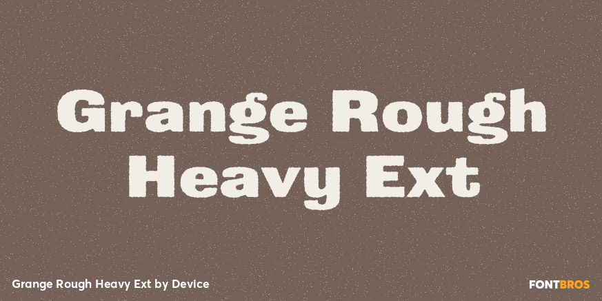 Grange Rough Heavy Ext Poster