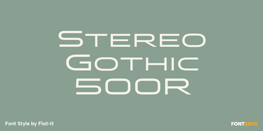 Stereo Gothic 500R Poster