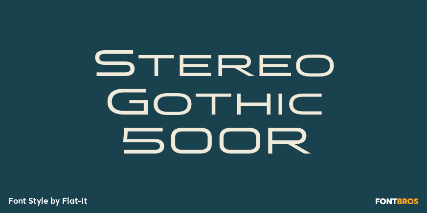Stereo Gothic 500R Poster