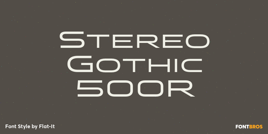Stereo Gothic 500R Poster