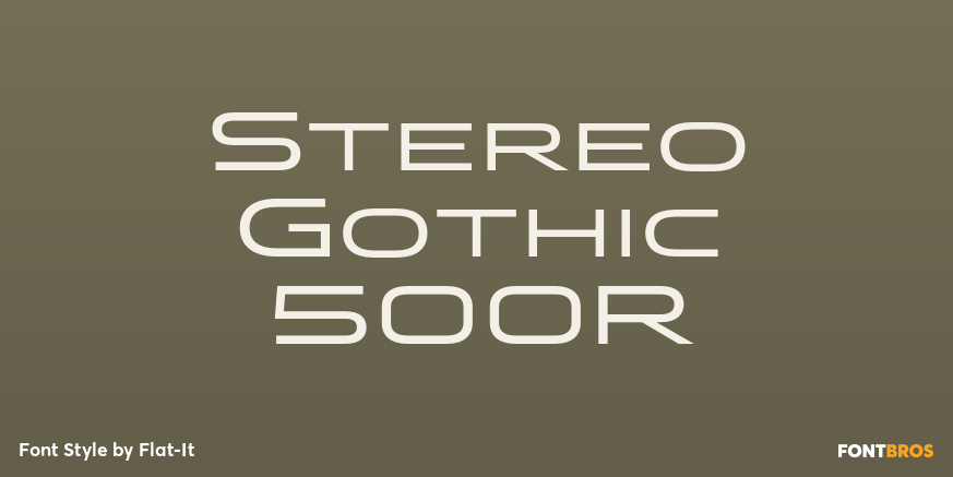 Stereo Gothic 500R Poster