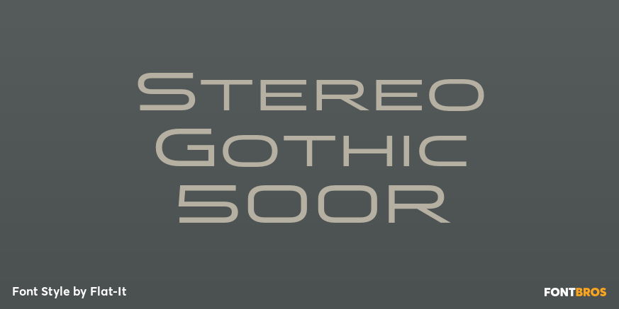 Stereo Gothic 500R Poster