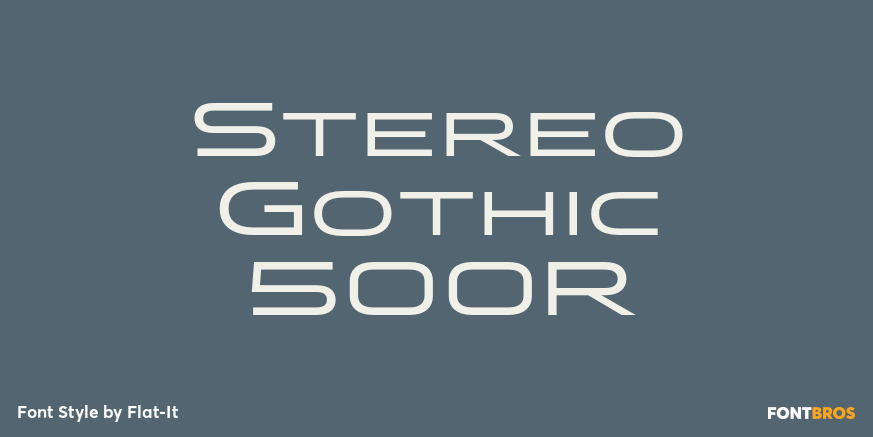 Stereo Gothic 500R Poster