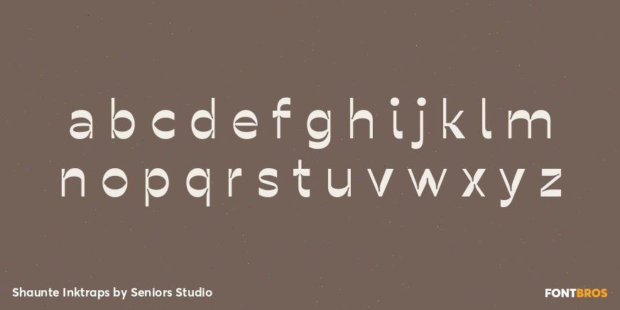 Shaunte Inktraps Font Poster #3