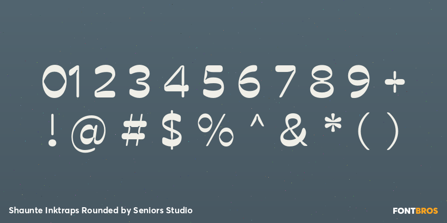 Shaunte Inktraps Rounded Font Poster #1