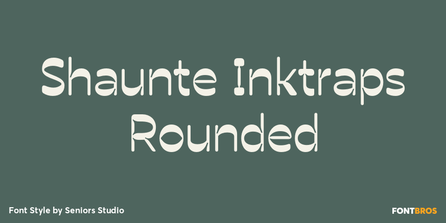 Shaunte Inktraps Rounded Font Poster #1