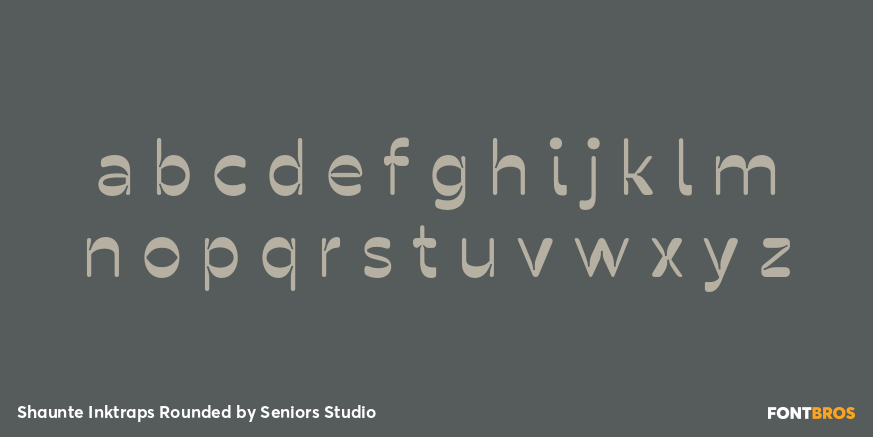 Shaunte Inktraps Rounded Font Poster #1