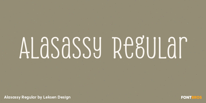 Alasassy Regular Poster