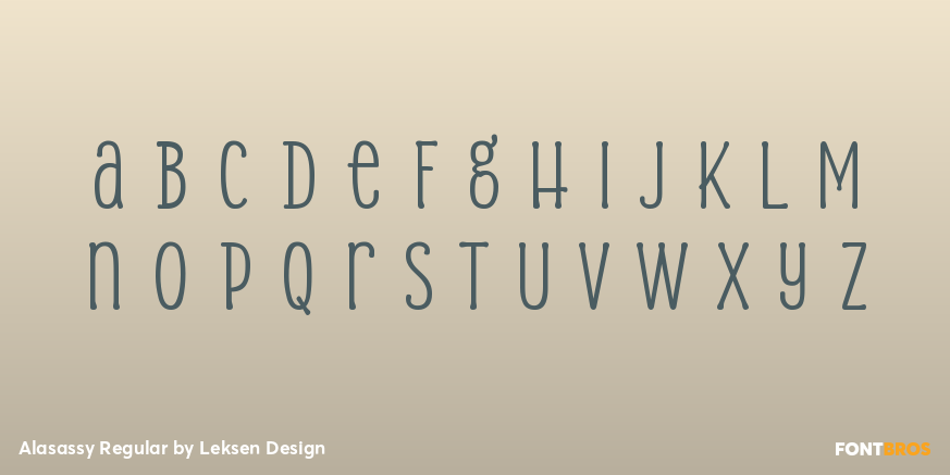 Alasassy Regular Font Poster #3