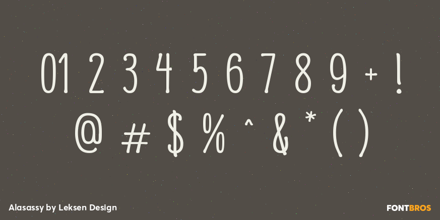Alasassy Regular Font Poster #4