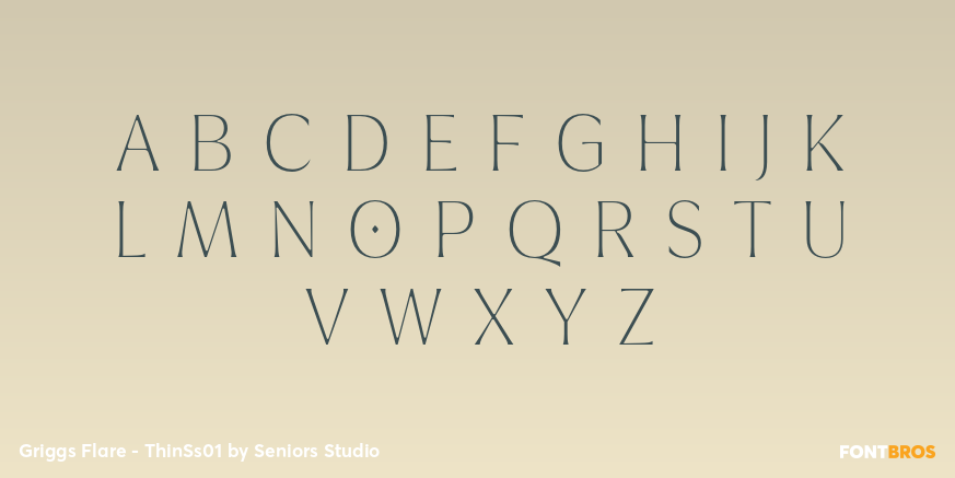 Griggs Flare - ThinSs01 Font Poster #2