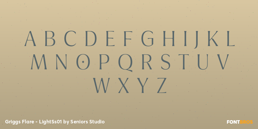 Griggs Flare - LightSs01 Font Poster #2