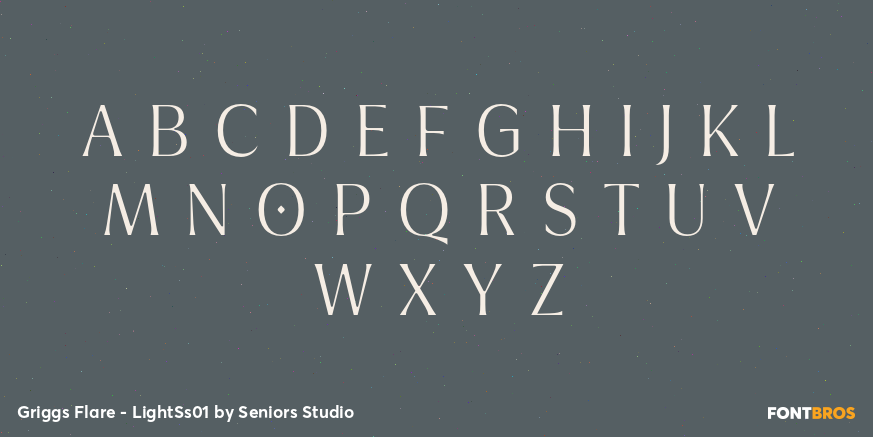 Griggs Flare - LightSs01 Font Poster #1