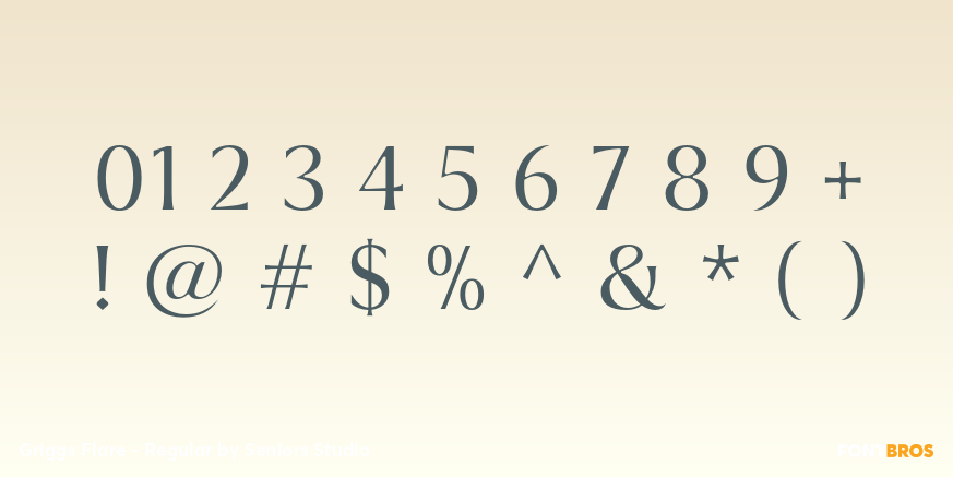 Griggs Flare - Regular Font Poster #4