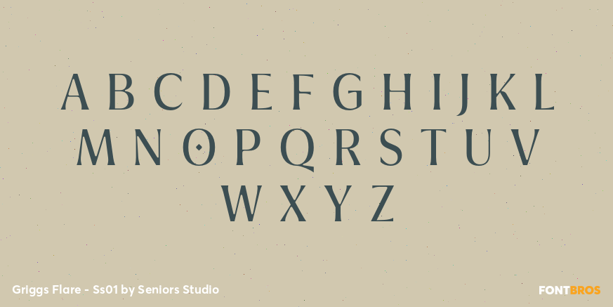 Griggs Flare - Ss01 Font Poster #2