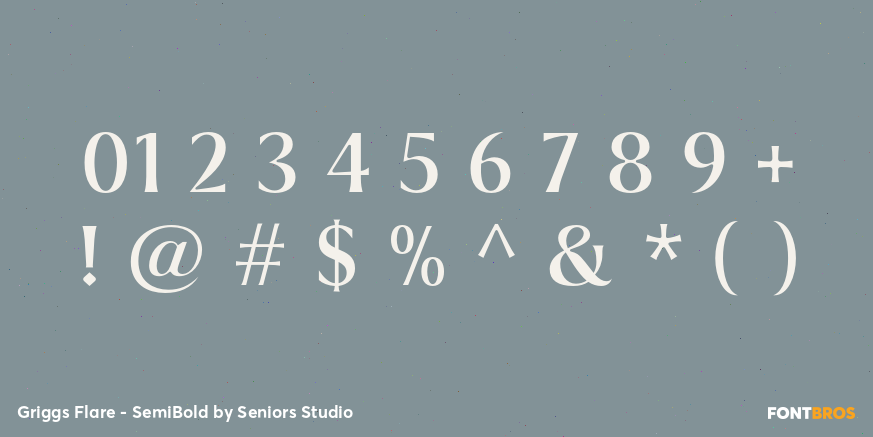 Griggs Flare - SemiBold Font Poster #1