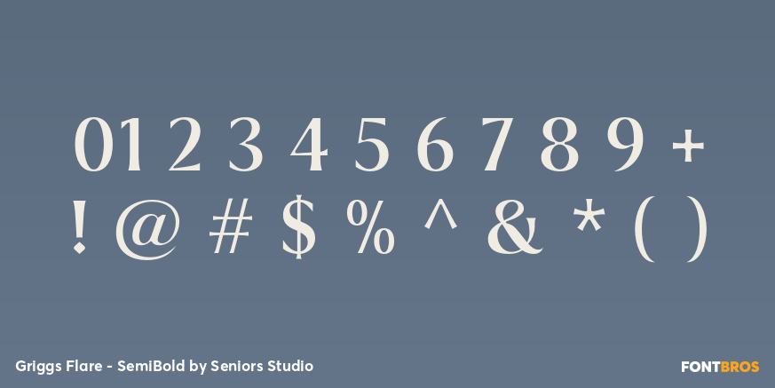 Griggs Flare - SemiBold Font Poster #4