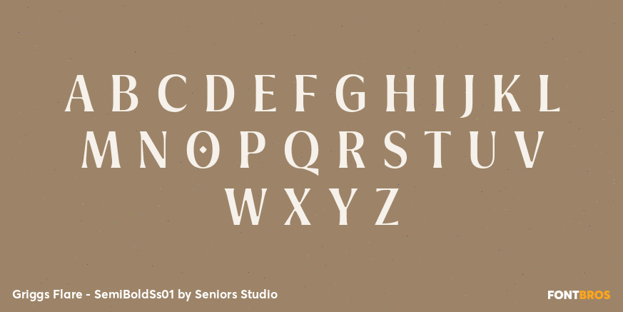 Griggs Flare - SemiBoldSs01 Font Poster #2