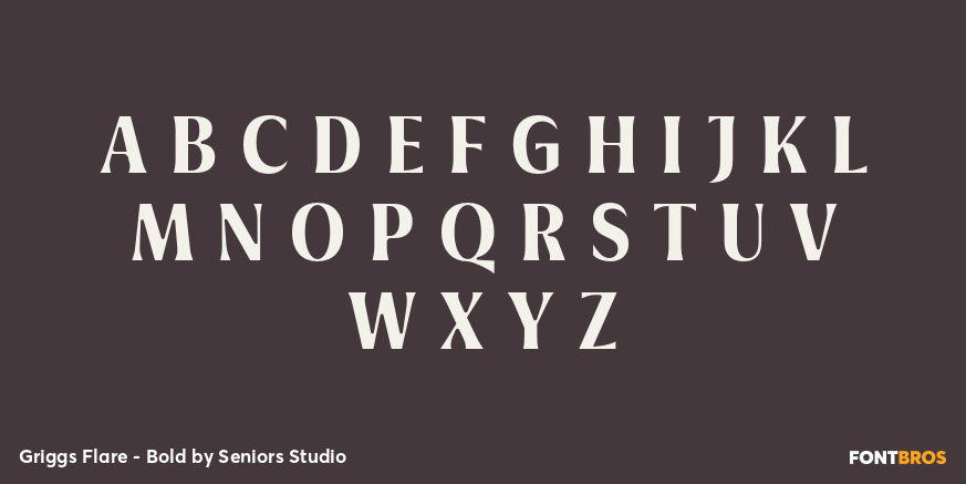 Griggs Flare - Bold Font Poster #2