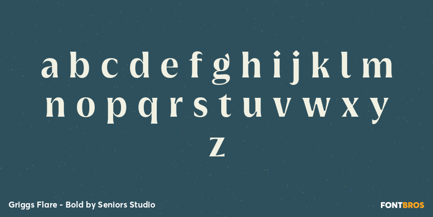 Griggs Flare - Bold Font Poster #3