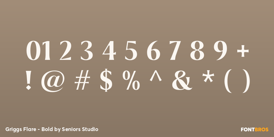 Griggs Flare - Bold Font Poster #4