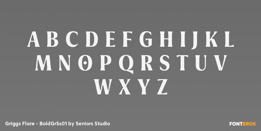 Griggs Flare - BoldGrSs01 Font Poster #1