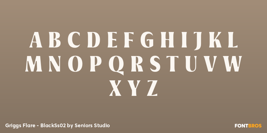 Griggs Flare - BlackSs02 Font Poster #1