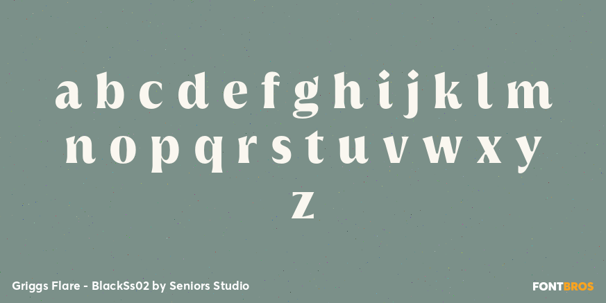 Griggs Flare - BlackSs02 Font Poster #1