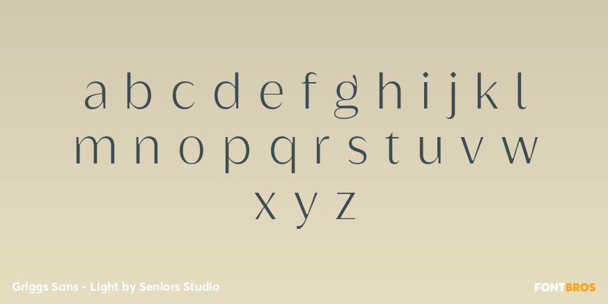 Griggs Sans - Light Font Poster #3