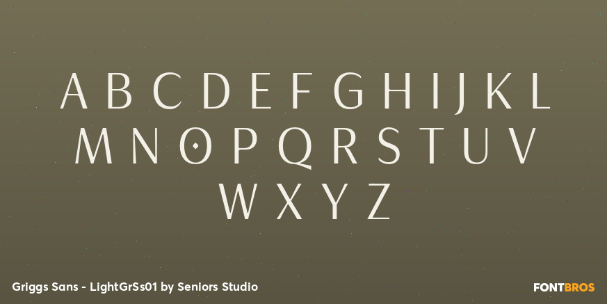 Griggs Sans - LightGrSs01 Font Poster #2