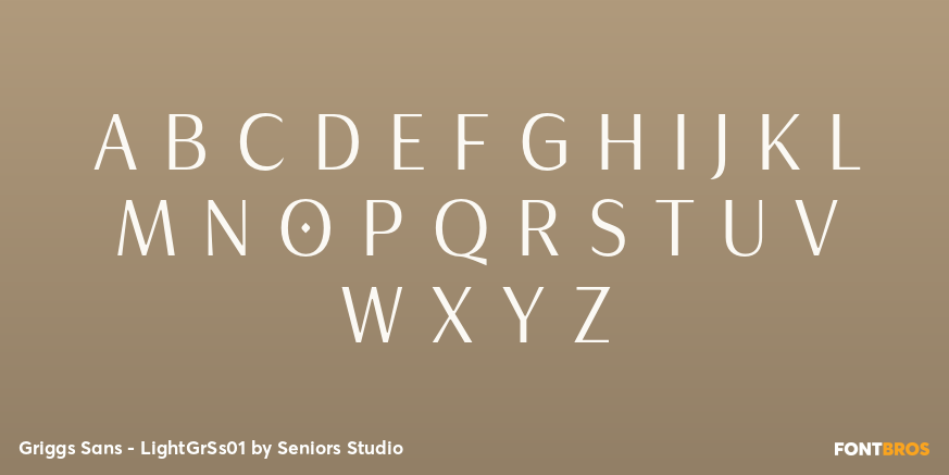 Griggs Sans - LightGrSs01 Font Poster #1