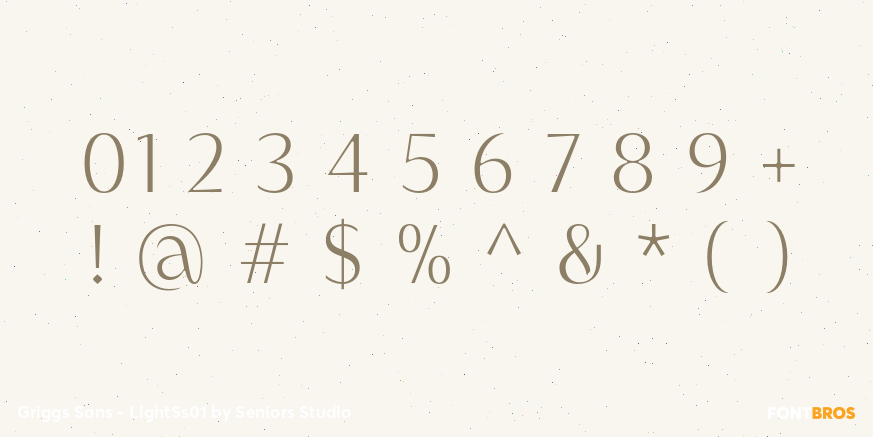 Griggs Sans - LightSs01 Font Poster #4