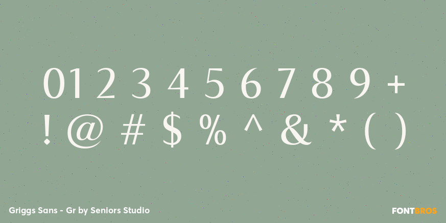 Griggs Sans - Gr Font Poster #4