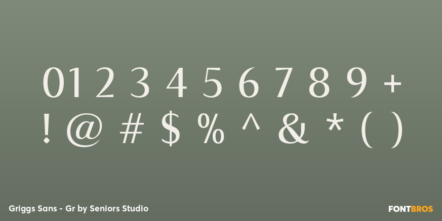 Griggs Sans - Gr Font Poster #4