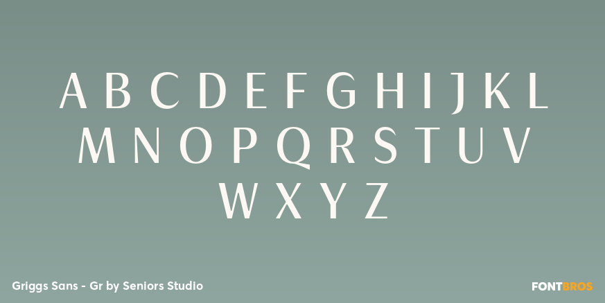 Griggs Sans - Gr Font Poster #2
