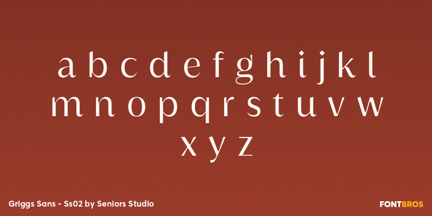 Griggs Sans - Ss02 Font Poster #3