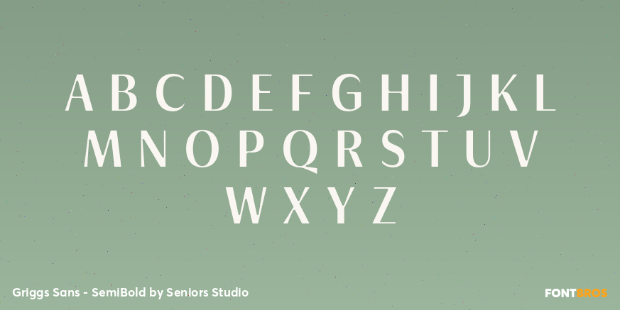 Griggs Sans - SemiBold Font Poster #2