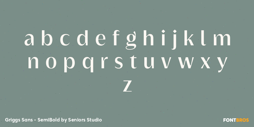 Griggs Sans - SemiBold Font Poster #3