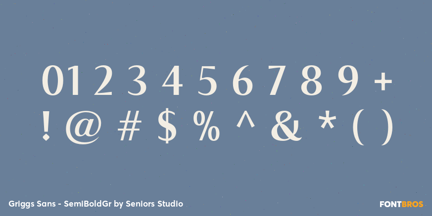 Griggs Sans - SemiBoldGr Font Poster #4