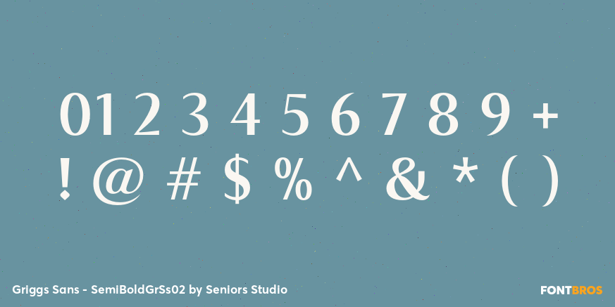 Griggs Sans - SemiBoldGrSs02 Font Poster #4