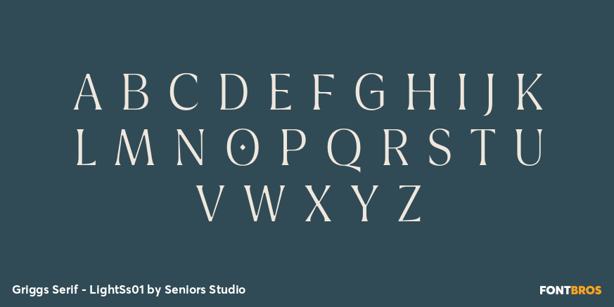Griggs Serif - LightSs01 Font Poster #2