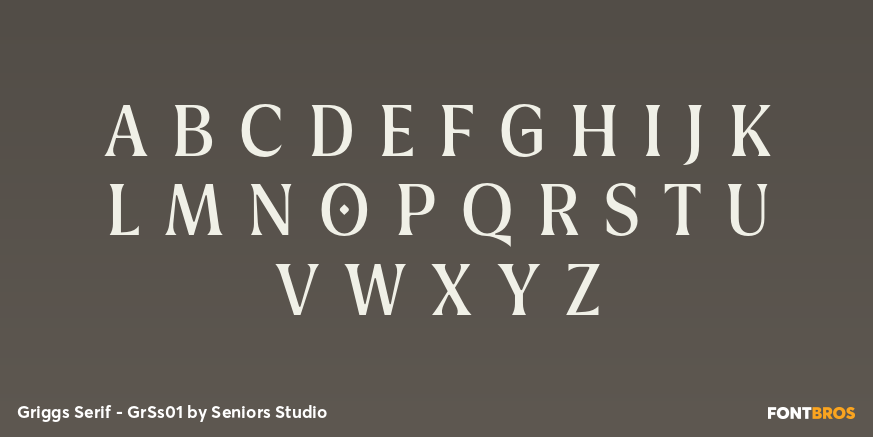 Griggs Serif - GrSs01 Font Poster #2