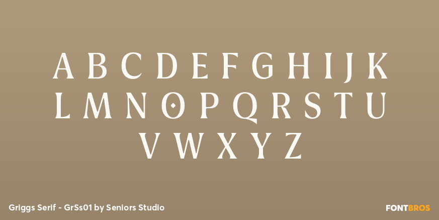 Griggs Serif - GrSs01 Font Poster #1