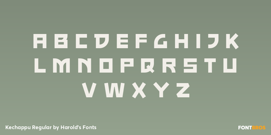 Kechappu Regular Font Poster #2