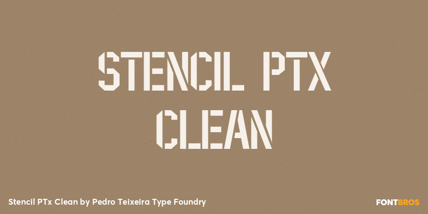 Stencil PTx Clean Poster